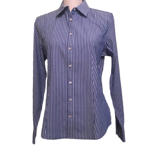Talbots Tops - Talbots Blue Long Sleeve Women's Shirt Size 8